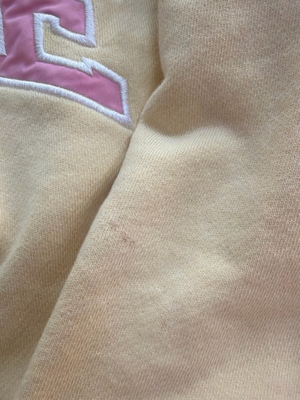 Parke Yellow Mockneck with Pink Lettering - Picture 2 of 5